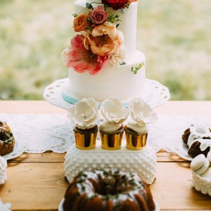 Sweet Celebrations featured in Emily and Jeff’s Stunning Willowbank Wedding