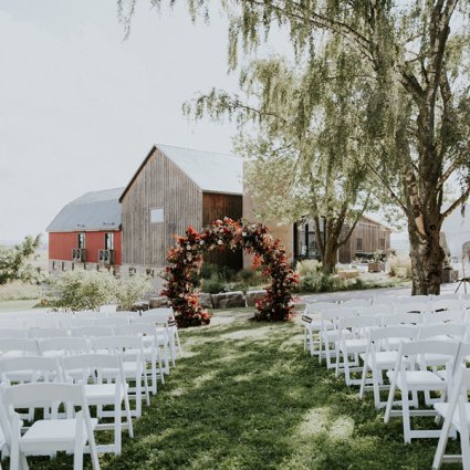 Lustre Events featured in Jemma and Red’s Romantic Earth To Table Farm Wedding