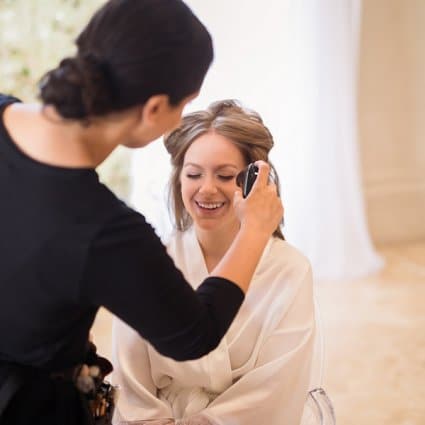 Beauty of Makeup featured in Samara & Eli’s Classically Elegant Wedding at Bellvue Manor