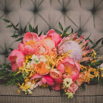 Coquette Studio Floral Design featured in Stephanie & Raymond’s Whimsical Wedding at Toronto Hunt Club