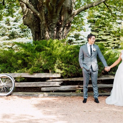 Finer Events featured in Veronica and Daniel’s Whimsical Vintage Garden Wedding at Bel…