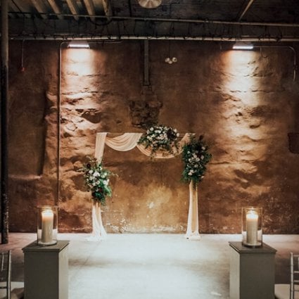 Fermenting Cellar featured in Christina and Santino’s Romantic Fermenting Cellar Wedding