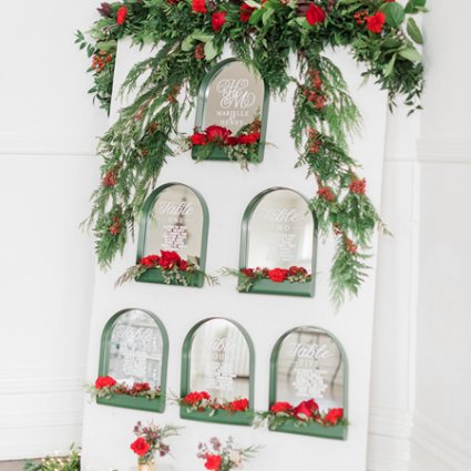 Love Lettering featured in A Marriage in a Pear Tree: A Beautiful Holiday Style Shoot