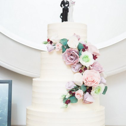 Wellington Cakes featured in Kate and Kyle’s Stunning Elora Mill Wedding