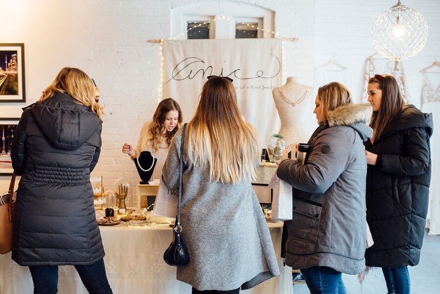 a 2019 wedding open house at twist gallery, 34