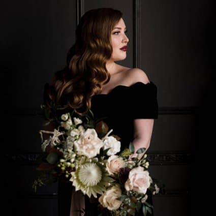 Bellwood Blooms featured in A Moody Styled Shoot at Queen West Studio