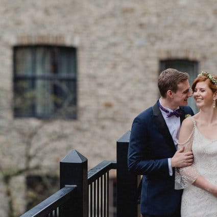 Prairie Girl Bakery featured in Grace and Trevor’s Boho-Luxe Wedding at Old Mill