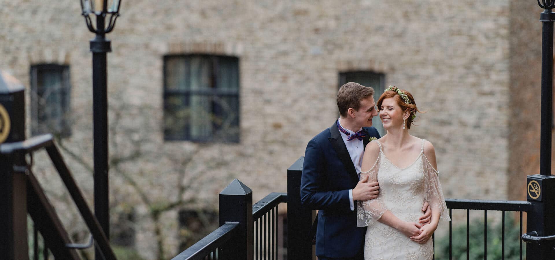 Hero image for Grace and Trevor’s Boho-Luxe Wedding at Old Mill