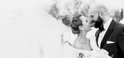 Bianca and Daniel's Sweetly Sophisticated Winter Wedding at the Arlington Estate