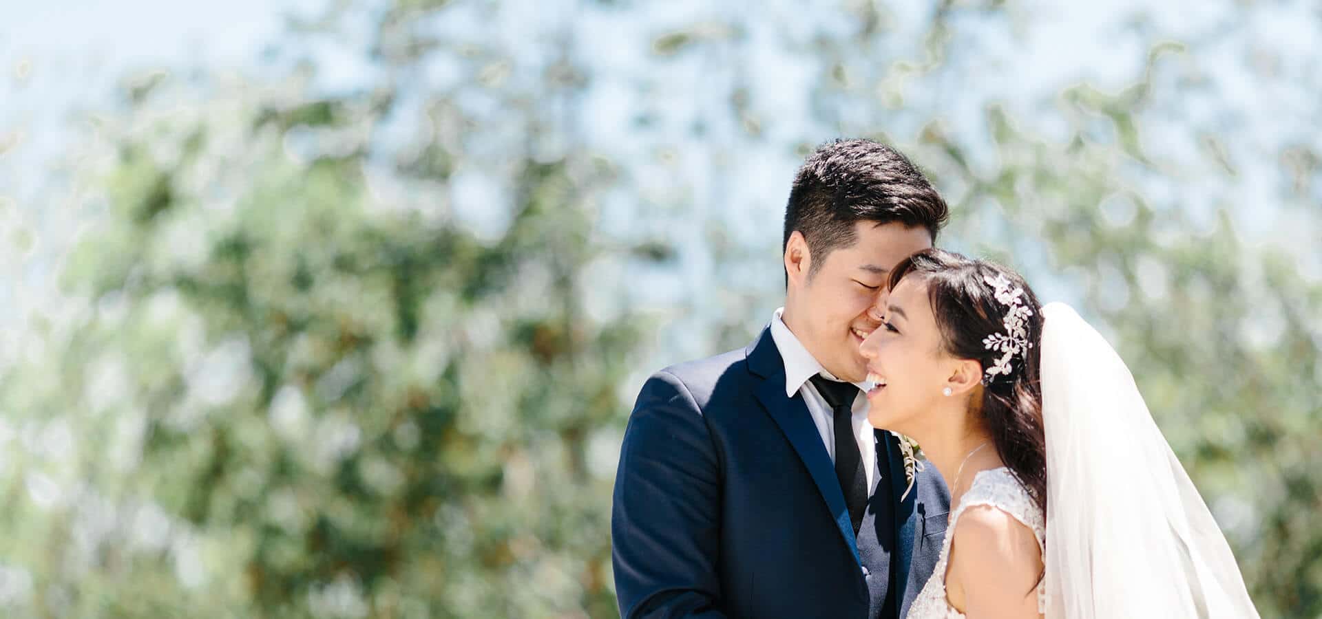 Hero image for Emily and Hyo’s Elegant Malaparte Wedding