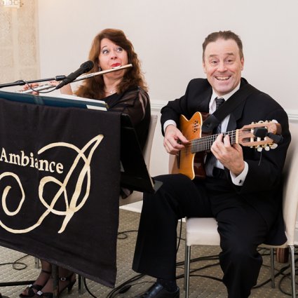 Ambiance Flute & Guitar Duo featured in 2019’s Annual Wedding Open House at Estates of Sunnybrook