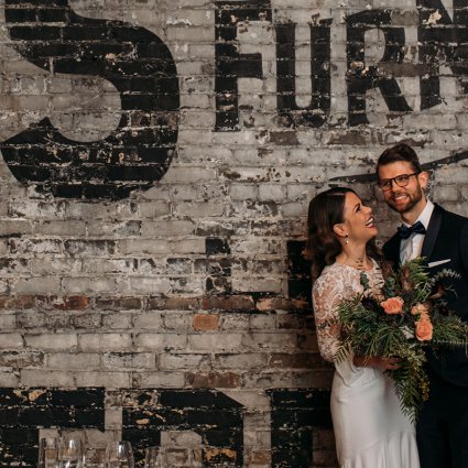 Evolved Entertainment featured in Jovana & Gray’s Romantic Big Day at the Burroughes Building