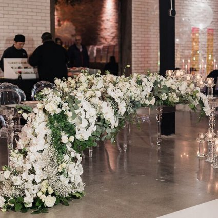 Stôk Floral & Design Inc. featured in A Wedding Open House Celebrating the Grand Opening of Eglinto…