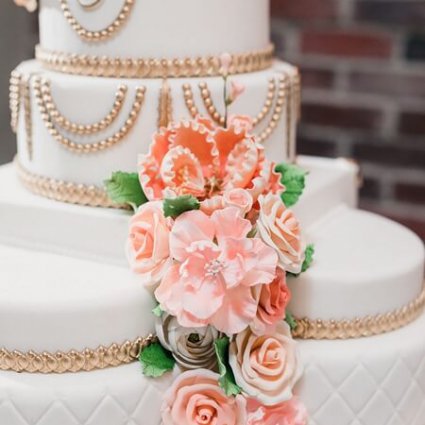 Cake Creations by Michelle featured in A Wedding Open House Celebrating the Grand Opening of Eglinto…