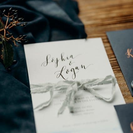 Cecile Lau Calligraphy featured in Styled Shoot: A Celestial Love in the City