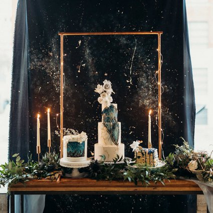 Cakelaine featured in Styled Shoot: A Celestial Love in the City