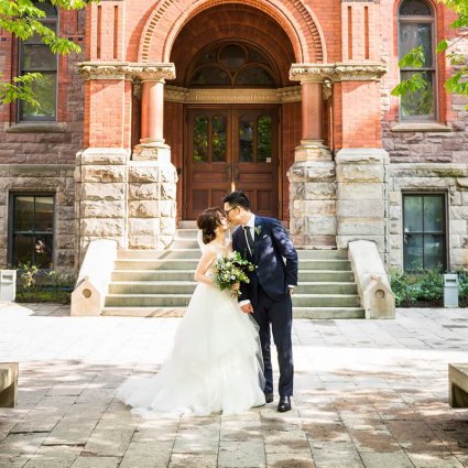 10tation Event Catering featured in Wei + Jim’s Chic Wedding at the Royal Conservatory of Music