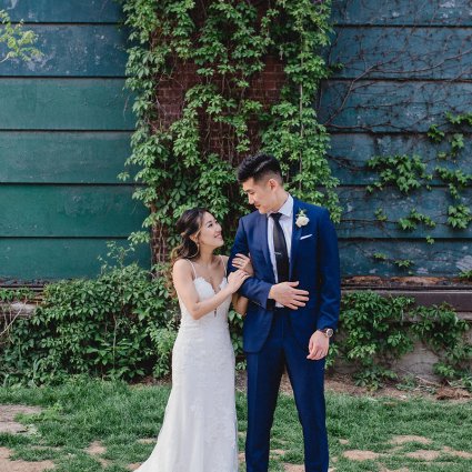 Vanessa Elizabeth featured in Ara and James’ Rustic Distillery Wedding at Airship37