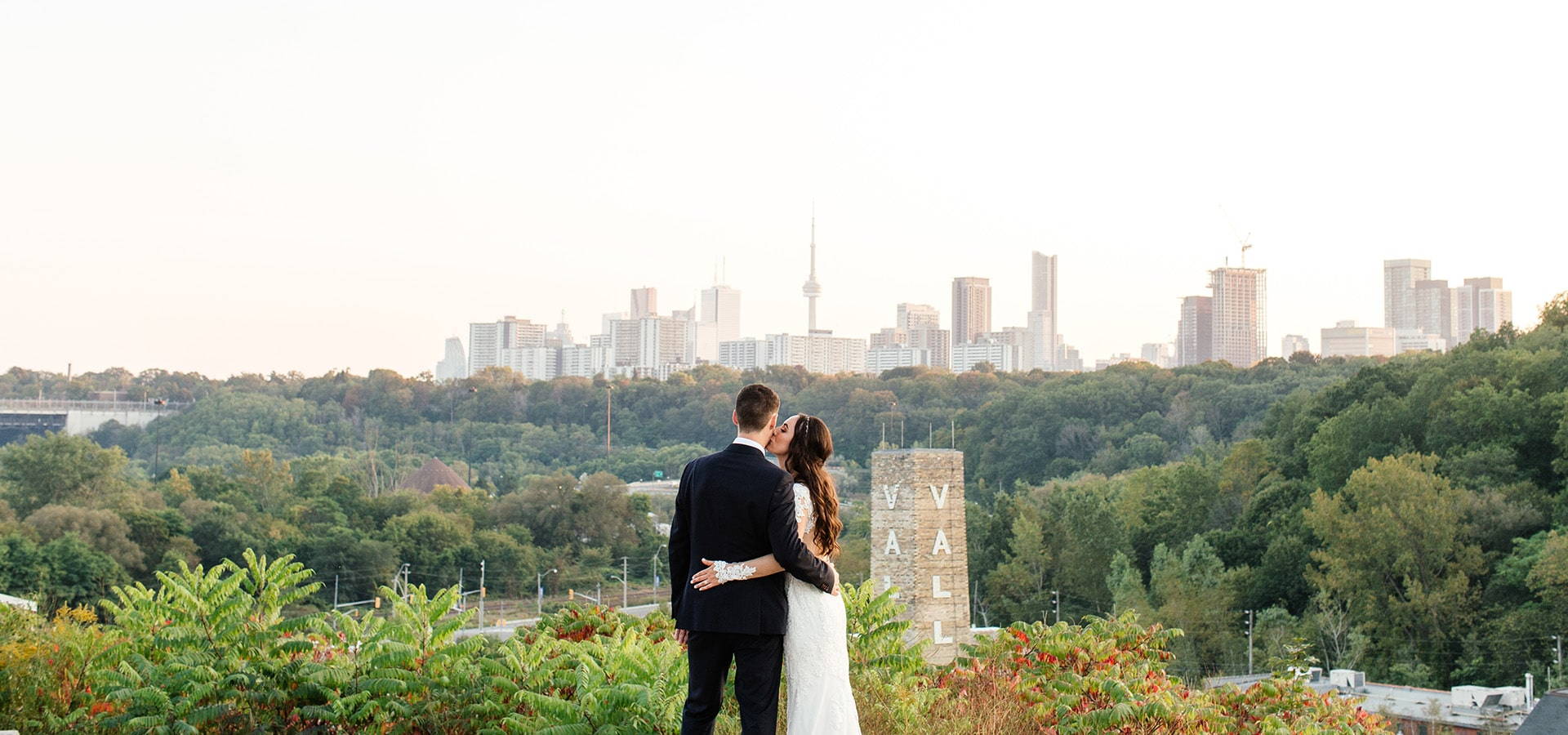 Hero image for Krista & Kyle’s Industrial Wedding at Evergreen Brick Works