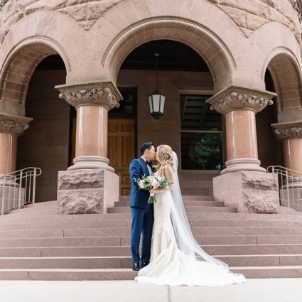 Liberty Grand Entertainment Complex featured in Nikki and Warren’s Timelessly Elegant Wedding at Liberty Gran…