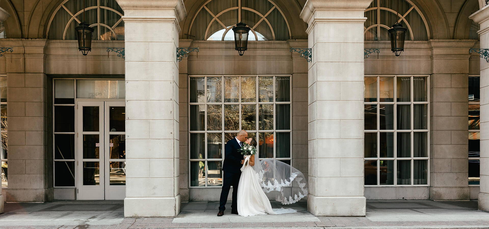 Hero image for Megan and Zak’s Romantic Distillery Wedding at Archeo