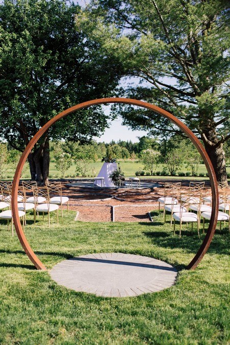 Linda and Amir's Stunning City Chic Lilac Farm Wedding