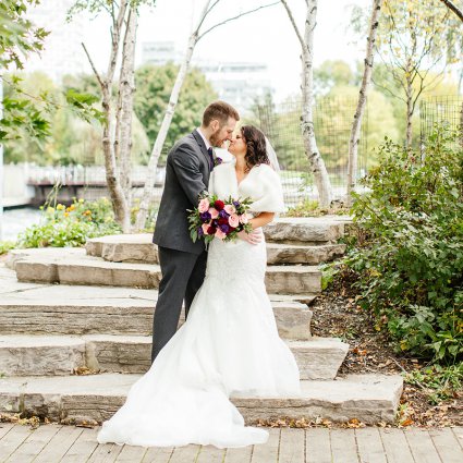 Oak & Myrrh Photography featured in Stella and Adam’s Astronomical Wedding at Steam Whistle