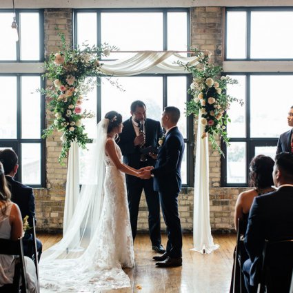 Weddings By Wayde featured in Laurie and Dan’s Rustic Wedding at the Historic Burroughes