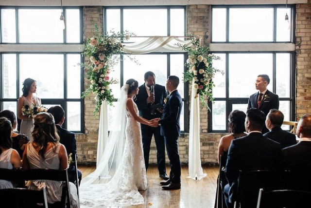Laurie and Dan's Rustic Wedding at the Historic Burroughes