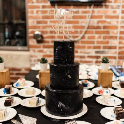 Le Dolci featured in Stella and Adam’s Astronomical Wedding at Steam Whistle