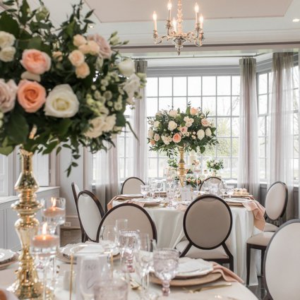 Estates of Sunnybrook featured in Xia and Weiqi’s Super Intimate Wedding at the Elegant Estates…