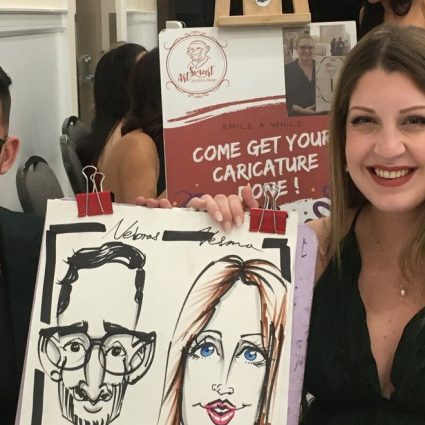 Art Smart Caricature Design featured in Awesome Entertainment Ideas to Take Your Event to the Next Level