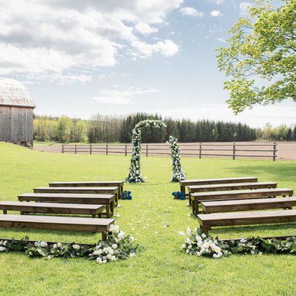 Michaela Elizabeth Creative featured in Styled Shoot: Country Chic Wedding Inspiration at The Barn 1906