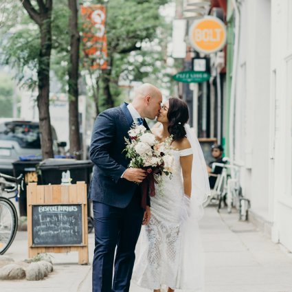 Jonny Belinko Wedding Officiant featured in A July Pop Up Chapel Presented by Love By Lynzie at The Drake…
