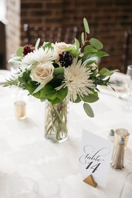 Lauren and Brad's Cozy Fall Wedding at the Manor