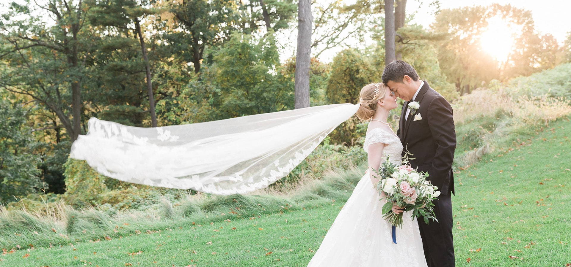 Hero image for Caitlin and Steven’s Fall Wedding at Credit Valley Golf Course