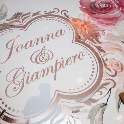 DFD Event Solutions featured in Joanna and Giampiero’s Elegant Wedding at The Royalton