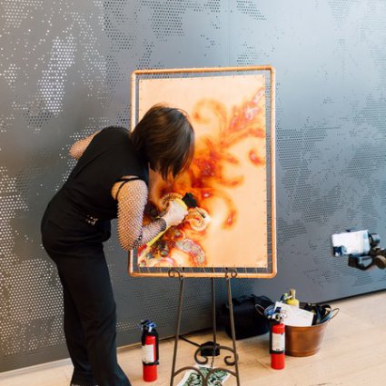 Olga Pankova - Live Event Artist featured in EventSource.ca Presents the 2019 Toronto Catering Showcase