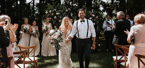 Sarah and Andrew's Country Chic Wedding at Cambium Farms