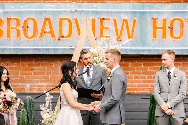 Ashley and Keaton's Romantic Wedding at the Broadview Hotel