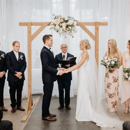 Ceremonies With Choice featured in Jenn & Mitch’s Stunning Nuptials at Artscape Wychwood Barns