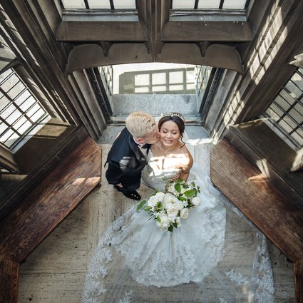 Satine Studio featured in Shelby and Sean Say “I Do” at Toronto’s Stunning Hart House