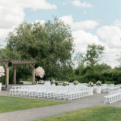 Threads and Blooms featured in Helen and Matthew’s Cream-and-Pink Wedding at the Arlington E…