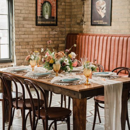 Balzac's Café - Powerhouse featured in A Rustic-Chic Style Shoot Turned Intimate Elopement at Balzac…