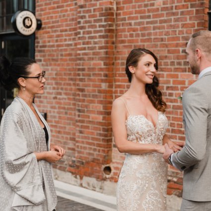 The Marrying Lady featured in A Rustic-Chic Style Shoot Turned Intimate Elopement at Balzac…