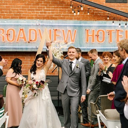EPiQVision featured in Ashley and Keaton’s Romantic Wedding at the Broadview Hotel