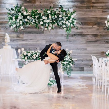 Designer Dance Floors featured in Marina and Ramy’s Lush Wedding at Eglinton West Gallery