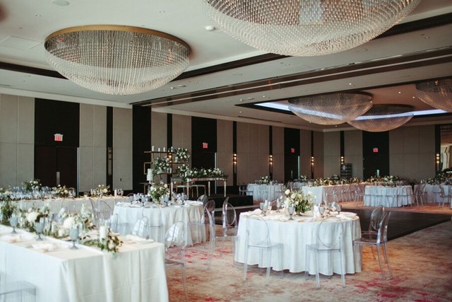 Anita and Corey's Classic White Wedding at Toronto's Hotel X