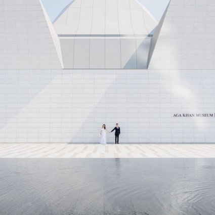 Aga Khan Museum featured in Emily and Mark’s Sweet Doctor’s House Wedding