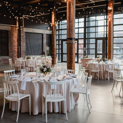 Steam Whistle Brewery featured in Daniela and Andrei’s Sweet Wedding at Steam Whistle Brewery